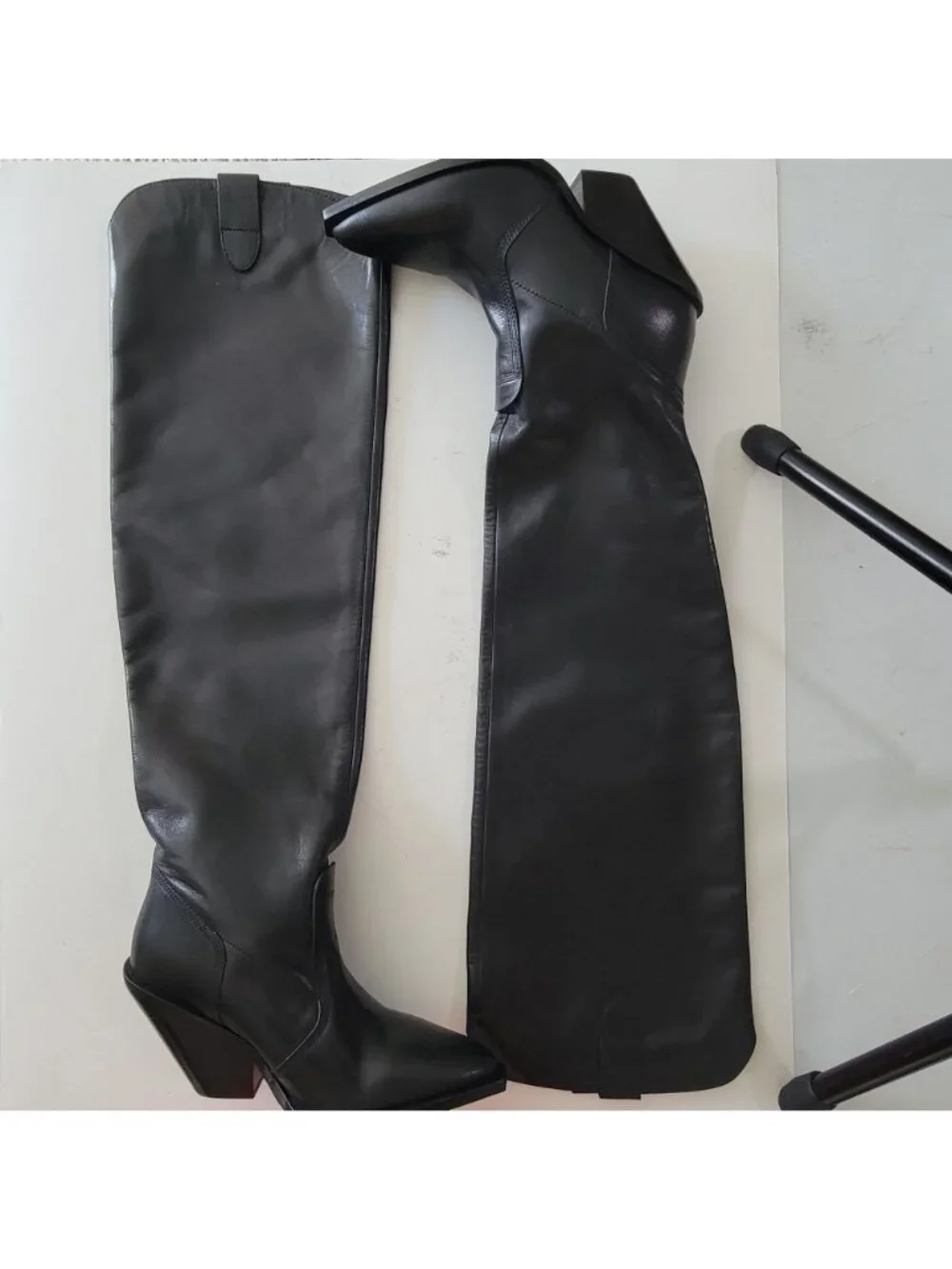 NEW Free People Triple Crown Over The Knee Slouch Boots Whimsygoth Womens 7